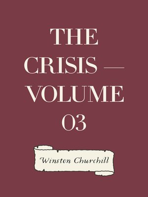 cover image of The Crisis — Volume 03